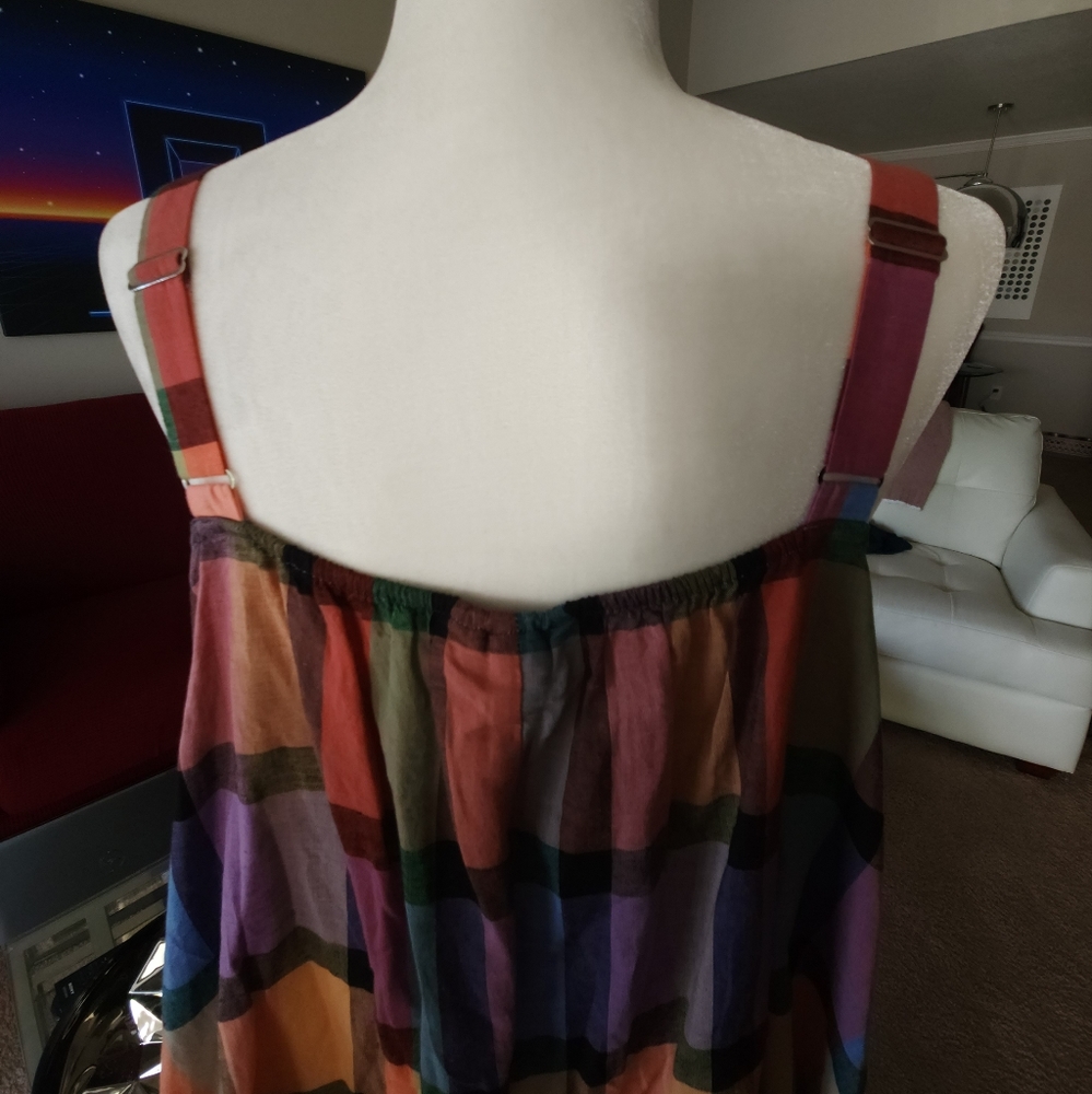 Lane Bryant Ruffle-hem Plaid Cami - Picture 6 of 7